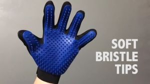 Gentle Efficient pet Glove dog massage grooming groomer pet bath gloves