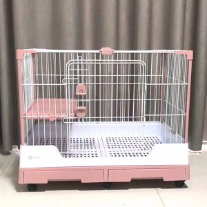 ✅Ready Stock✅ Pet Cage Rabbit Cage Home Hamsters Indoor Nest Peliharaan Sangkar Rumah Sarang Arnab Dalaman 兔子笼抽屉式/双层