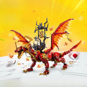 Compatible MOC Sets Ninja Series Building Blocks Mighty Source Dragon Flame Dragon Seat Childrens Toys For Assembling Gift71822