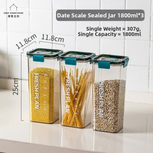 MODERN SWEETHOME | Kitchen Food Grade Sealed Storage Container