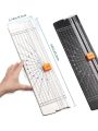 Máy Cắt Giấy Mini Hai Mặt A4 Dành Cho Học Sinh Máy Cắt Ảnh Nhỏ Làm Bằng Tay. 
