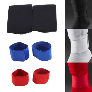 New Shin Guard Fixed Bandage Tape Soccer Shin Pads Prevent Drop Off Elastic Sports Bandage Safety Adjustable 4 Colours Bandage