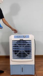 PANSON พัดลมไอเย็นเคลื่อนที่แอร์เคลื่อนที่กระจายความร้อนได้อย่างมีประสิทธิภาพพัดลมมัลติฟังก์ชั่น พัดลมแอร์ พัดลมไอเย็น