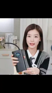 RideSync Portable Car Tire Inflator Rechargeable 5000mAh Air Compressor Pump Digital Air Compressor for Motorcycles Bicycles Ball