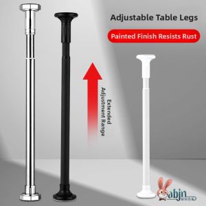 Stainless Steel Adjustable Support Rods Weight Bearing Support Feet Stand Desk Shelf Cabinet Support Column Fixed