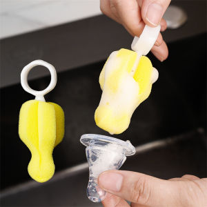 5/2/1Pcs Soft Sponge Cleaner Milk Container Feeding Bottle Kit Newborn Baby Supplies Teat Cleaner Sponge Brush