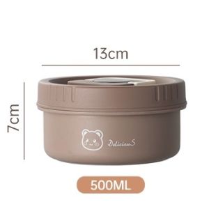 Hộp Đựng Cơm Trưa Bằng Thép Không Gỉ 304 Cách Nhiệt Hộp Đựng Cơm Trưa Có Thể Chịu Nhiệt Trong Lò Vi Sóng Bát Đựng Súp Trẻ Em Hộp Đựng Cơm Trưa