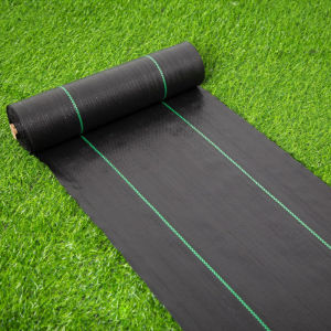 ผ้าใยสังเคราะห์ PE สำหรับควบคุมวัชพืช ผ้าคลุมดินทางการเกษตร แผ่นป้องกันวัชพืชในโรงเรือน แบบซึมผ่านได้