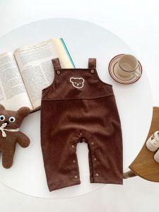 Cute Corduroy Baby Jumpsuit