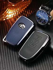 Kunci Kereta Lexus Premium Key Cover Aluminium Alloy Genuine Leather Key Cover for Lexus RX300 NX200T ES250
