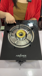 ADVANCE GB101K Kompor Kaca 1 Tungku Bergaransi Resmi BONUS SELANG REGULATOR