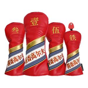 B·C·GOLF | Embroidered Waterproof PU Wood Club Cover