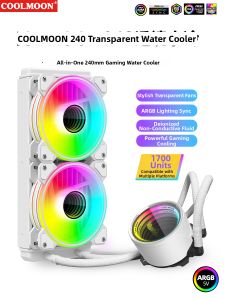 Coolmoon | CPU Water Cooler ARGB Light Synchronization 5V Silent