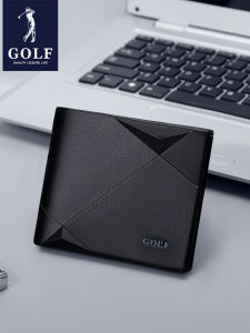 Golf | Ultra-thin Short Leather Wallet For Men