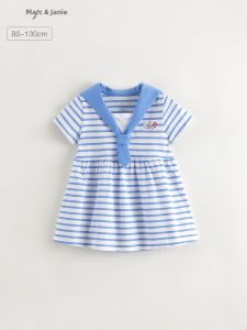 Marc&Janie | New Arrival Sailor Stripe Short Sleeve Dress for Girl