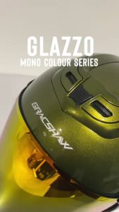 Gracshaw G919i Mono Plain Colour Helmet Same Like ARC RITZ HELMET (Super Light and Nice Wear) - Driderz Helmets Shop