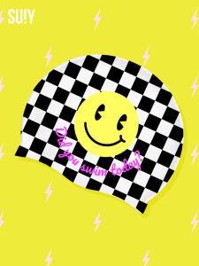 SUIY | Large Fit Waterproof Swim Cap for Long Hair