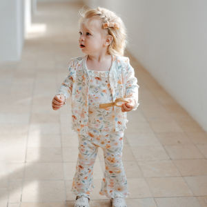 OAK FAMILY | Girls Lightweight Autumn/Spring Sleepwear Set 3 Piece