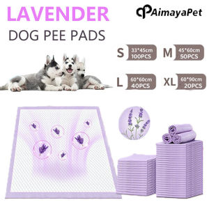 AIMAYAPET Dog Pee Pads S/M/L/XL Puppy Pads with Odor Eliminating Thicken Dog Pee Pads Super Absorbent Disposable Pee Pad