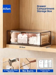 ZHIFAN | Transparent Drawer Organizer Storage Box