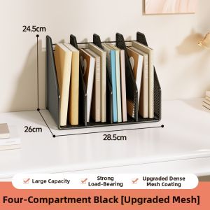 WUBUWEI | Desk File Organizer with Pen Holder A4 Size