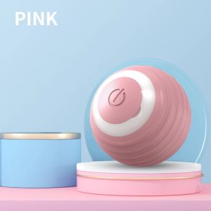 Electric Cat Ball Toys Automatic Rolling Smart Cat Toys Interactive for Cats Training Self-moving Kitten Toys for Indoor Playing