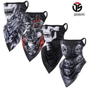 ฤดูร้อนBreathable Bandana Skullพิมพ์ผ้าพันคอป้องกันแสงแดดQuick-Drying Face Coverหน้ากากแบบใช้ซ้ําได้คอGaiterของขวัญฮาโลวีน