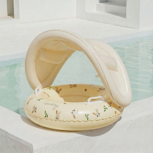 Miss You | Anti-Tipping Sun Protection Baby Swimming Ring
