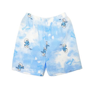 Boys Cotton Sleepwear Shorts Loose Fit Summer Thin Five-Quarter Length Home Pants Comfortable Breathable Anti-Bacterial Childrens Clothing