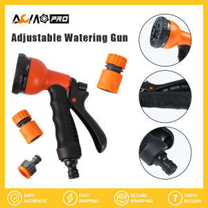 AumoPro 1PC Garden Hose Nozzle Household Car Washing Yard Water Sprayer Pipe Tube Nozzle Watering Nozzle Multifunctional Car Wash Nozzle Gardening Shower Multi-function Nozzle
