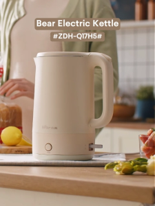 Bear Electric Kettle Water Heater with Keep Warm Funtion 1800W High Power Fast Boiling Anti-Scalding Stainless Inner1.7L