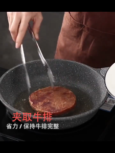 Stainless Steel Food Tongs Barbecue Clip Barbecue Bread Silica Gel Food Anti-scalding Tong Kitchen Supplies