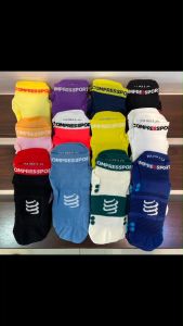 Compressport PRO RACING SOCKS V4.0 RUN LOW น้ำหนักเบา แห้งไว ถุงเท้าวิ่ง ถุงเท้ากีฬา