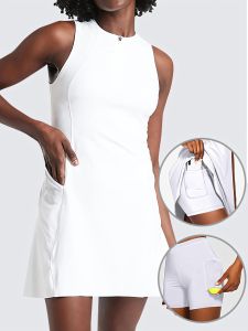 CJLINDF | Sports Quick Drying Anti-Exposure Women Tennis Dress
