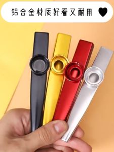 Metal Kazoo Harmonica Mouth Flute Kids Party Gift Musical Instrument Easy to Play Professional Performer Durable Diaphragm