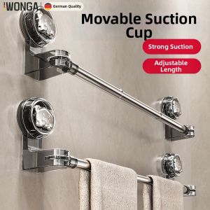 Extendable No-Drill Towel Rack