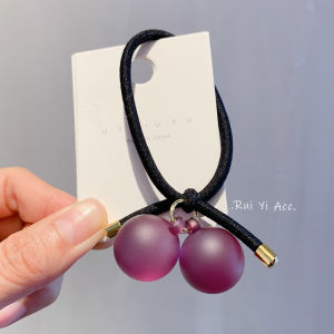 Original Japanese Designer Frosted Jelly Ball Hair Ties Hair Accessories Headbands Hair Rings Hair Bands Fashionable Hair Elastics