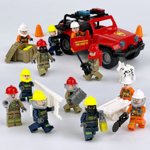 Đồ Chơi Mô Hình Lắp Ráp Giáo Dục Đội Cứu Hỏa Xe Cứu Hỏa Đồ Chơi Cho Bé Trai Từ 6-8 Tuổi Quà Tặng Cho Bé Trai Và Bé Gái