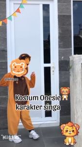 Kostum Anak Karakter Hewan Singa Cosplay Badut Karnaval Anak