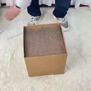 บ้านแมว เตียงแมว เตียงสัตว์เลี้ยง Cat Scratch Board ของเล่นแมว บ้านแมวใน 31 * 31 * 31