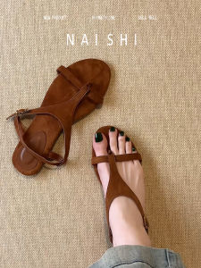 Stylish Vintage Cross-Toe Sandals