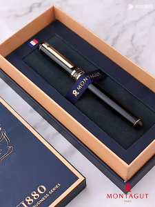 High-end Business Signature Pen - Elegant Metal Fountain Pen in Premium Gift Box