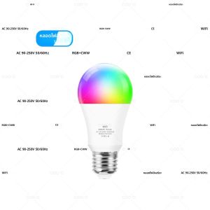 Tuya หลอดไฟ LED E27ไวไฟ RGB CW WW ZigBee ทำงานร่วมกับ Alexa Amazon Google Home smartthings สำหรับตกแต่งชีวิตอัจฉริยะ