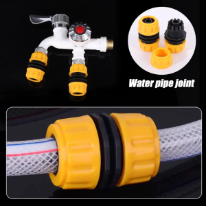 Garden Hose Quick Connector Water Pipe Repair Coupler 4-point Hose Fast Joint Hose Adapter Garden Irrigation Fittings