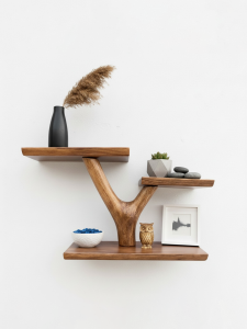 Wall Mounted Multi-tier Shelf Bookshelf