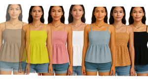MYT - IVYS WOMENS EYELET TOP - PERFECT FOR SUMMER -ONE SIZE ONLY SMALL-LARGE