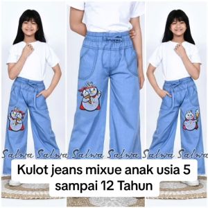 MIXUE celana kulot anak perempuan model terbaru boneka mixue