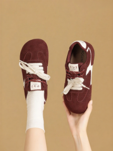 Josiny | Warm Insulated Fashionable Red Womens Casual Shoes