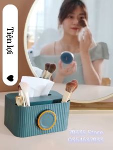 Hộp đựng khăn giấy để bàn đa năng