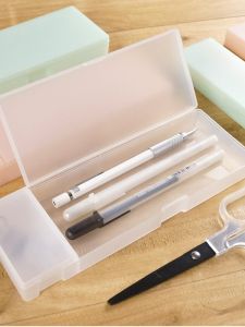 Matte Transparent Large Capacity Pencil Case